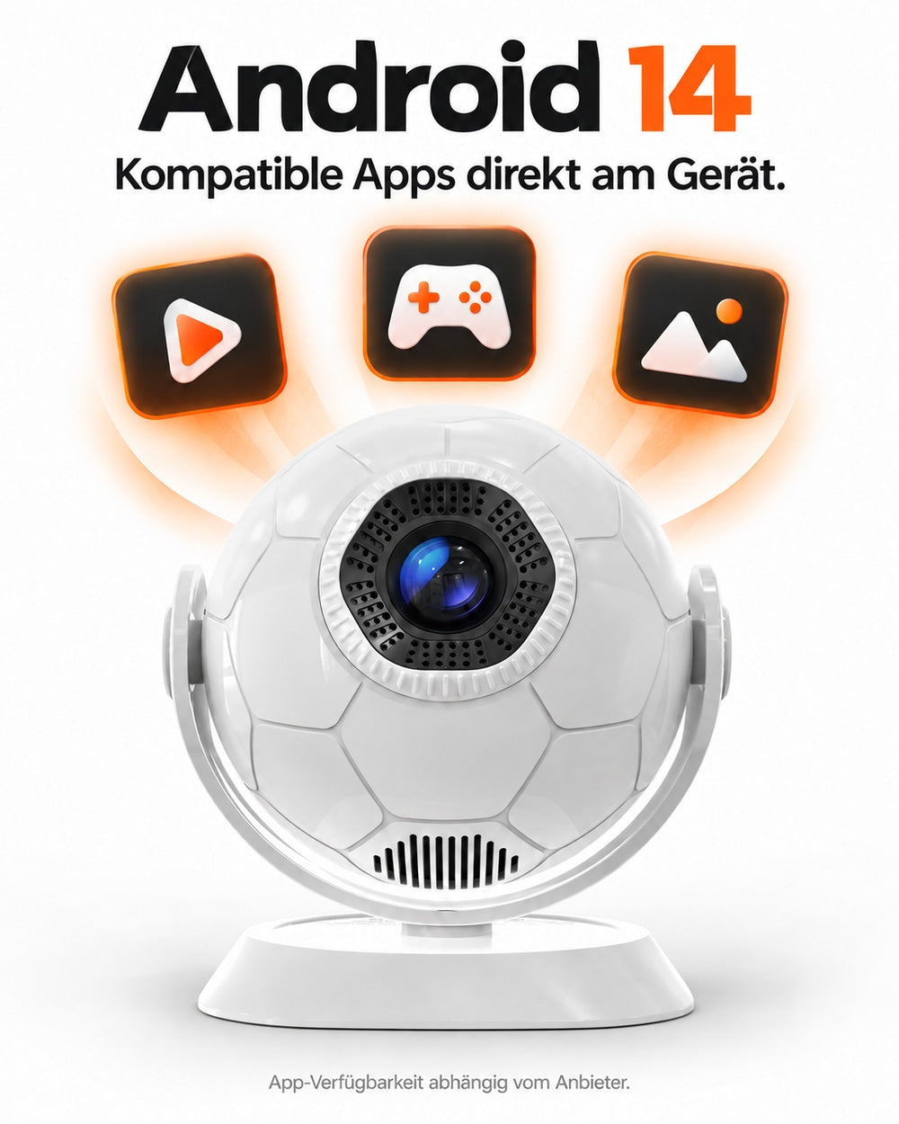 Miniprojektor – Android 14