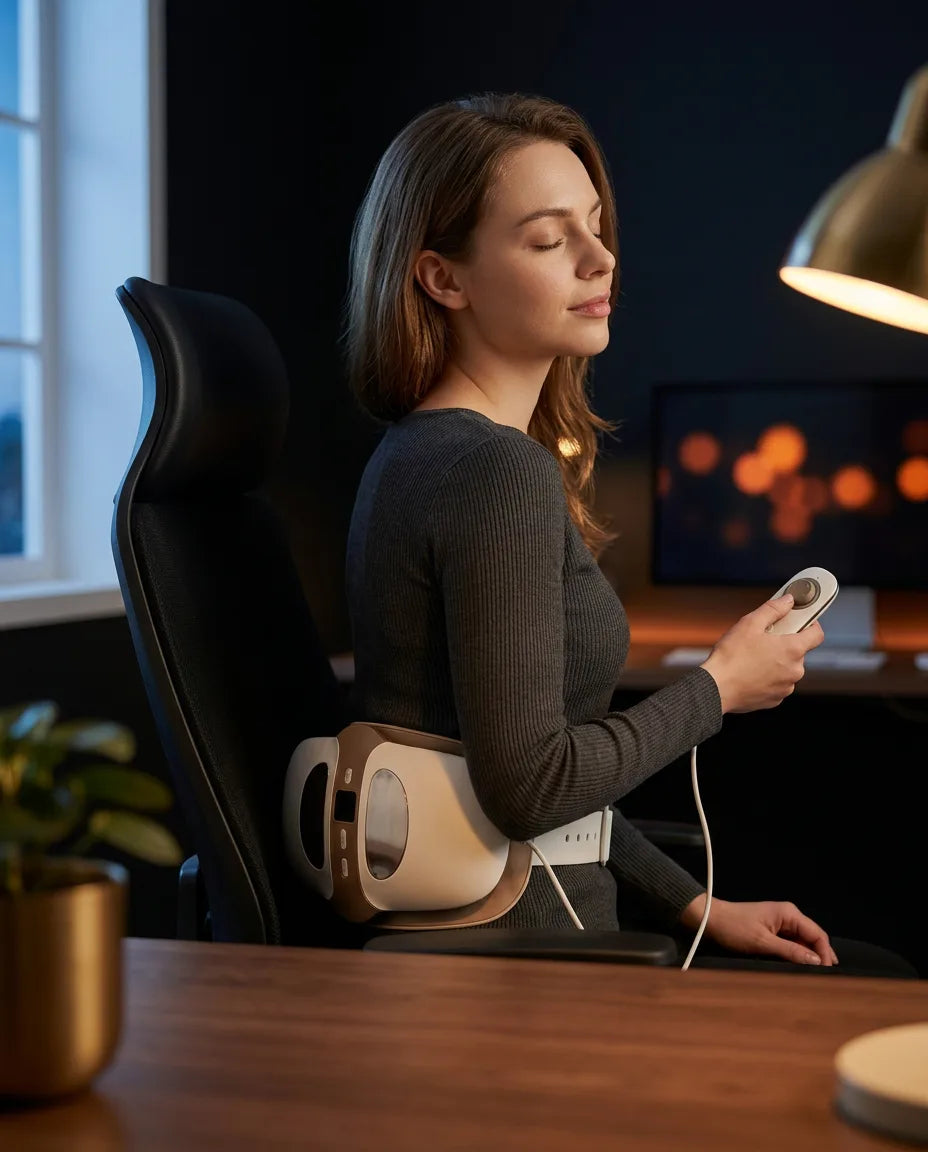 Ryggmassagebälte – värme och vibration för nedre delen av ryggen – produktbild 2