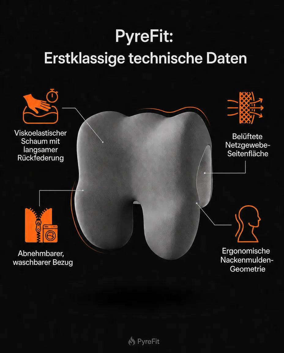 Resekudde som nackstöd – för bil, flyg och korta pauser vid skrivbordet – produktbild 8
