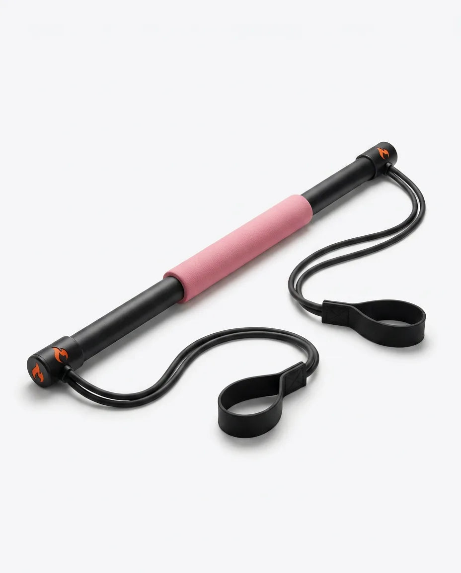 Pilatesset med stång och motståndsband – ledvänlig träning hemma – produktbild 11
