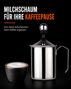 Manuell mjölkskummare – mjölkskum till din kaffepaus