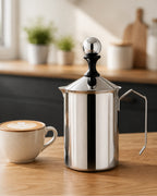 Manuell mjölkskummare – kafferutin