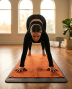 Halkfri yogahandduk med silikonnoppor – snabbtorkande underlag för hot yoga och pilates – produktbild 2