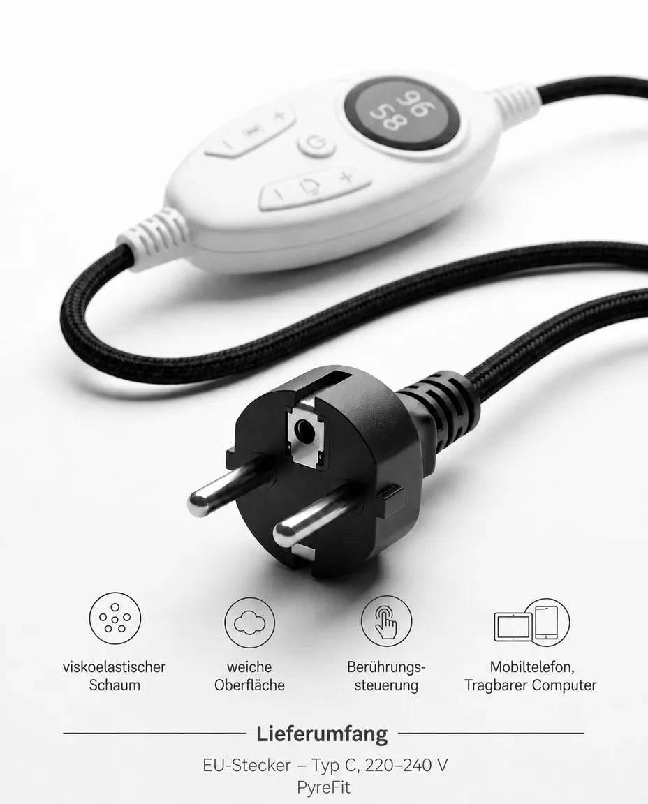 Hot stone-set – 10 eller 20 stenar – reglage och anslutningskabel utlagda