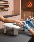 Handstöd för nagelsalongen – stoppat stöd för gel, nail art och långa sessioner – produktbild 9