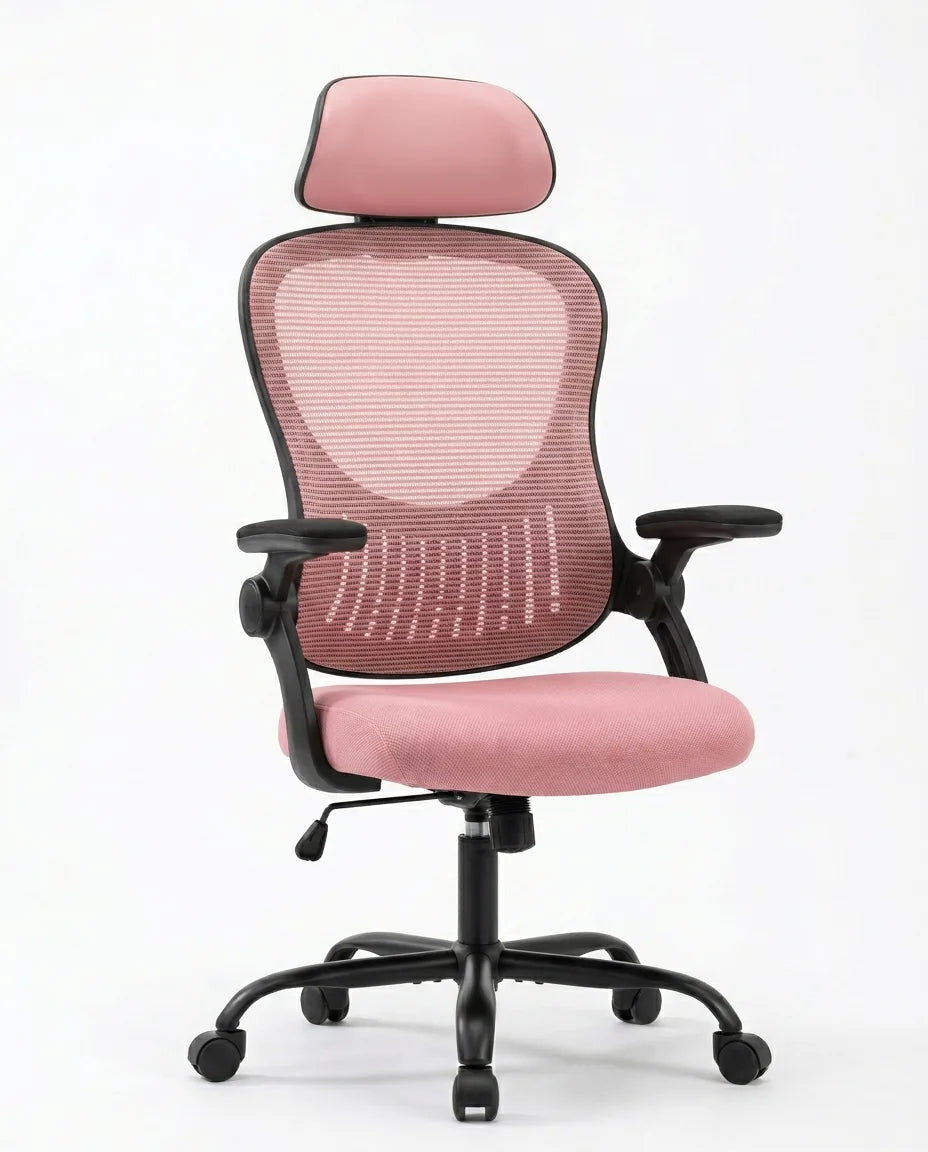 Ergonomisk kontorsstol med nätrygg – svankstöd för långa arbetsdagar – produktbild 10