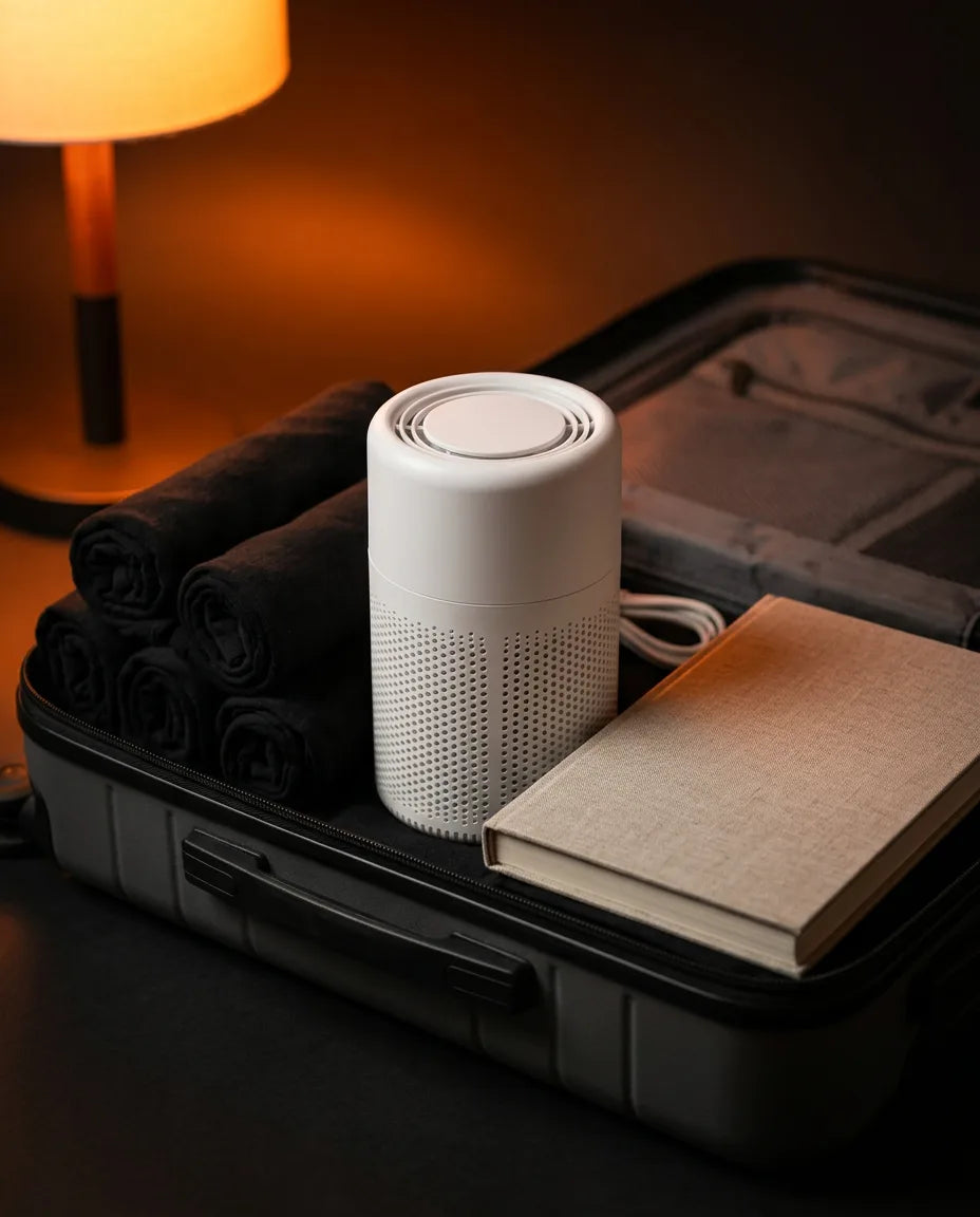 Luftrenare med HEPA-filter för skrivbordet – tyst mot damm och pollen – produktbild 9