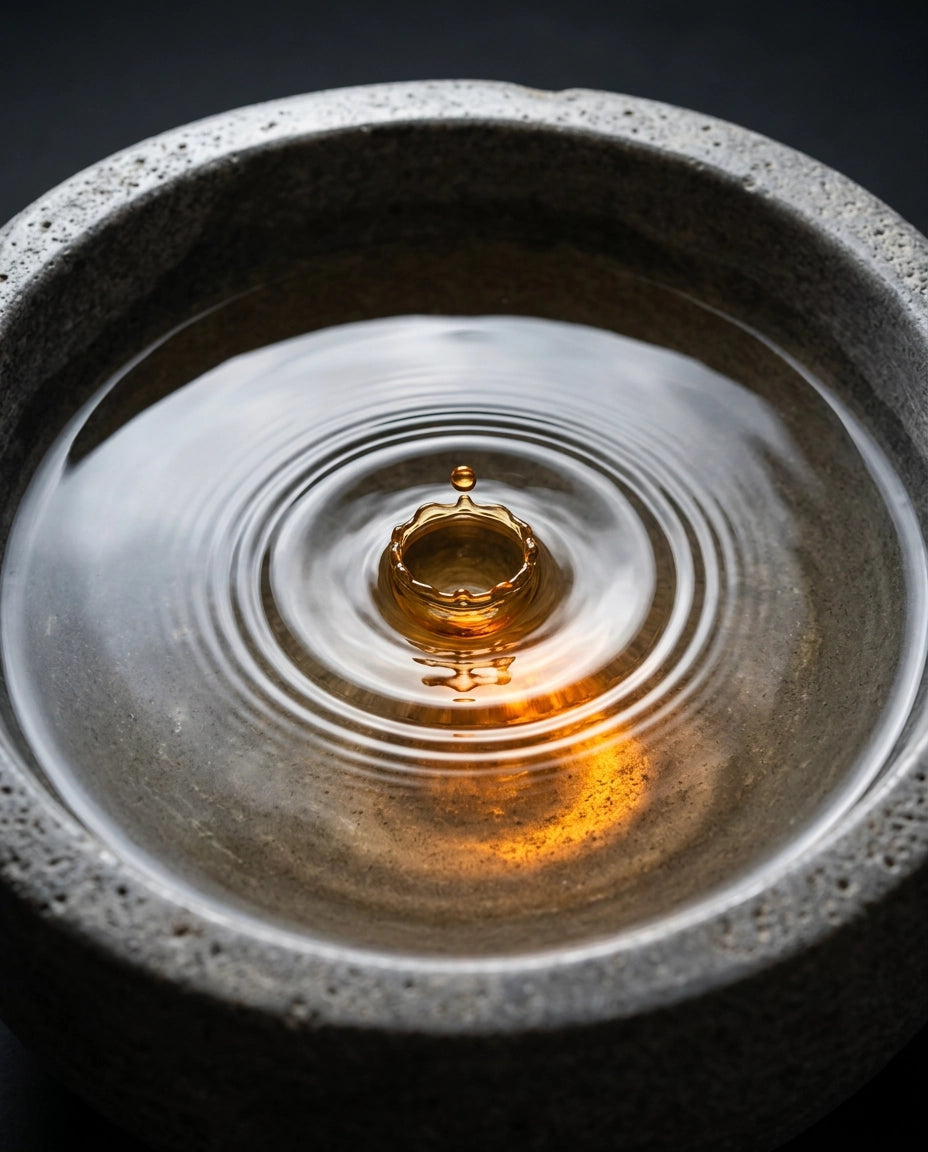 Aromskål i natursten för bastun – för eteriska oljor och bastubad – produktbild 5