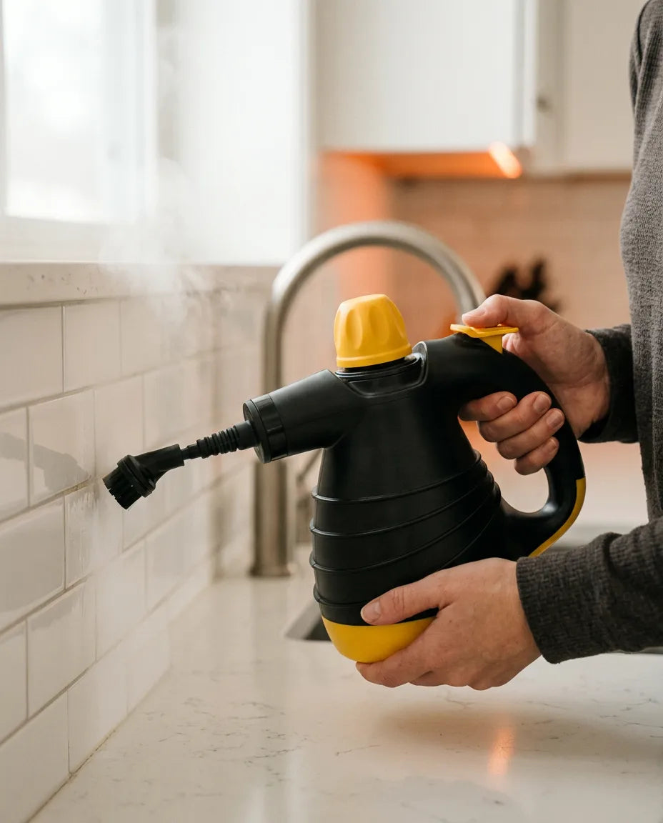 Handångtvätt för fogar och kakel – rengör med het ånga utan kemikalier – produktbild 2