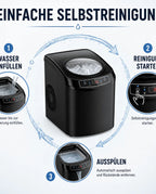 Ismaskin för köksbänken – färska isbitar på några minuter med självrengöring – produktbild 14