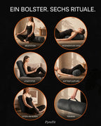Yogabolster i sammet – fast stöd för meditation och återhämtning – produktbild 9