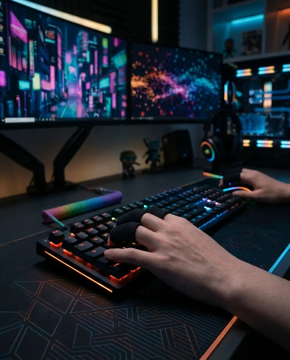 Fingerskydd i gel 8-pack – grepp när du skriver, spelar och pysslar – produktbild 3
