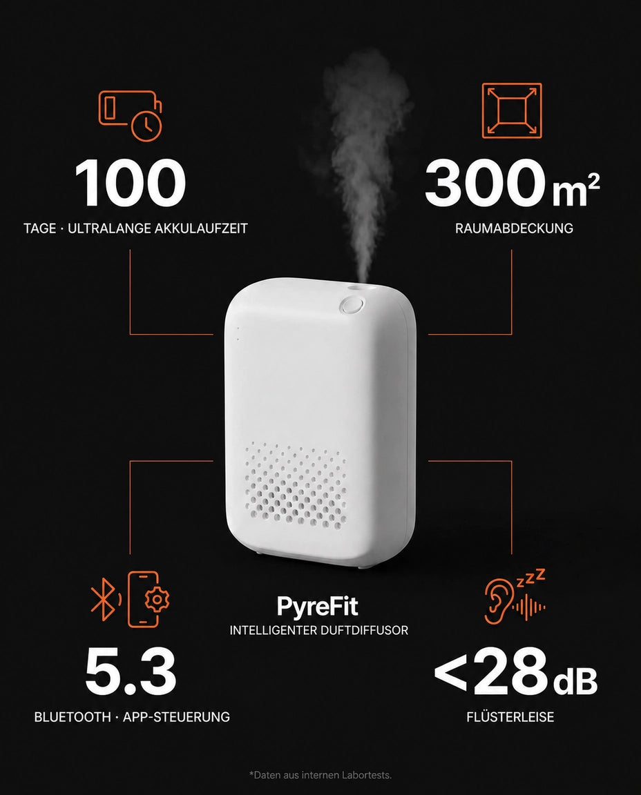 Väggmonterad aromadiffuser – doftsystem med Bluetooth för alla rum – produktbild 10