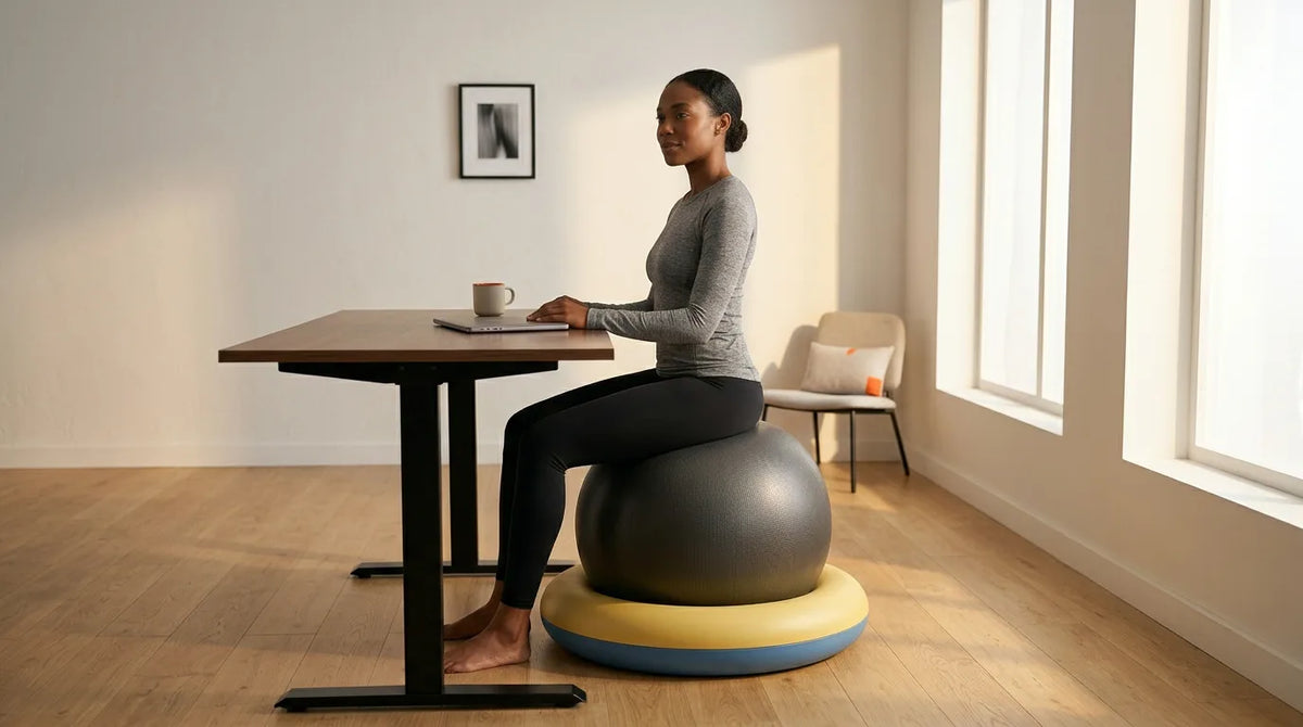 Ring för gymnastikboll – håller sittbollen stadigt på plats – produktbild 2