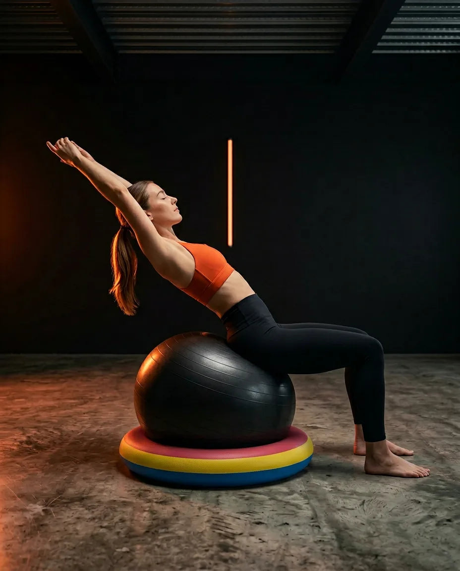 Ring för gymnastikboll – håller sittbollen stadigt på plats – produktbild 3