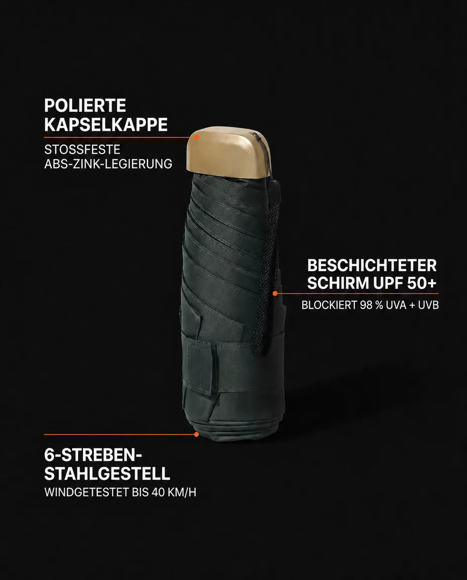 Fickparaply med UV-skydd – lätt följeslagare i sol och regn – produktbild 8