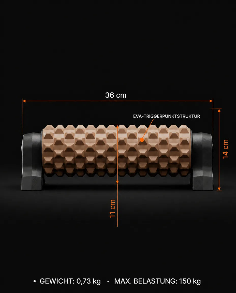 Foamroller för väggen – höjdjusterbar massagerulle för rygg, ben och axlar – produktbild 8
