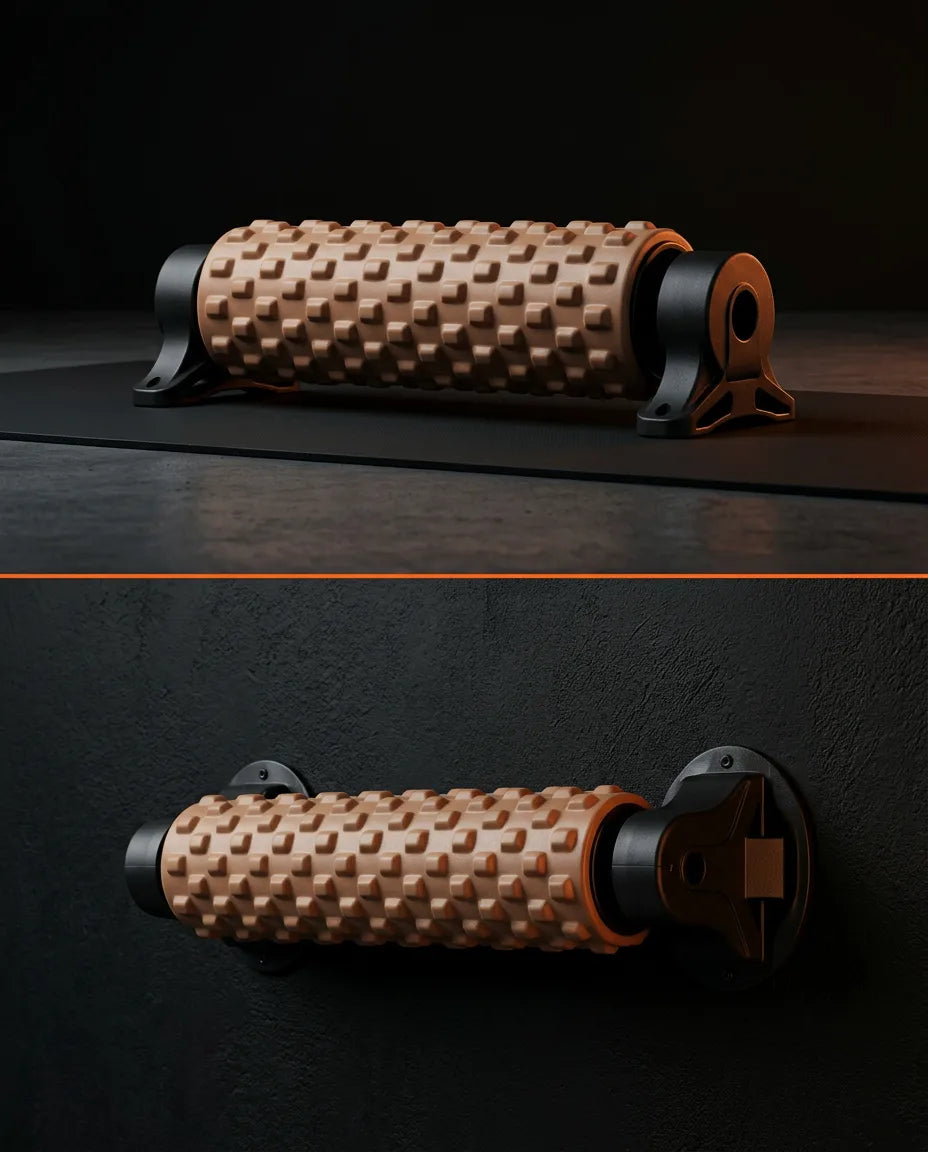 Foamroller för väggen – höjdjusterbar massagerulle för rygg, ben och axlar – produktbild 14