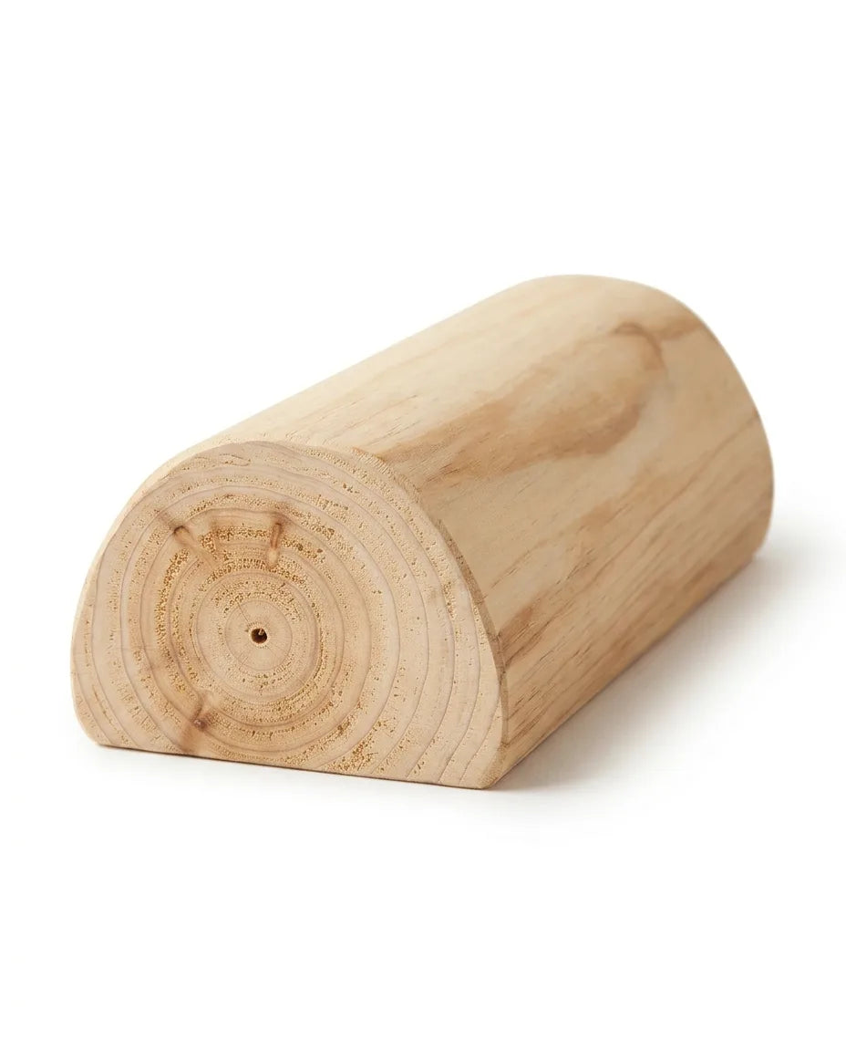 Nackstöd för bastun i trä – ergonomiskt nackstöd för bastu och spa – produktbild 1