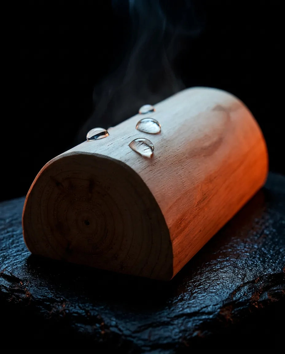 Nackstöd för bastun i trä – ergonomiskt nackstöd för bastu och spa – produktbild 6