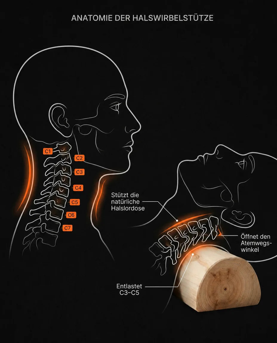 Nackstöd för bastun i trä – ergonomiskt nackstöd för bastu och spa – produktbild 11