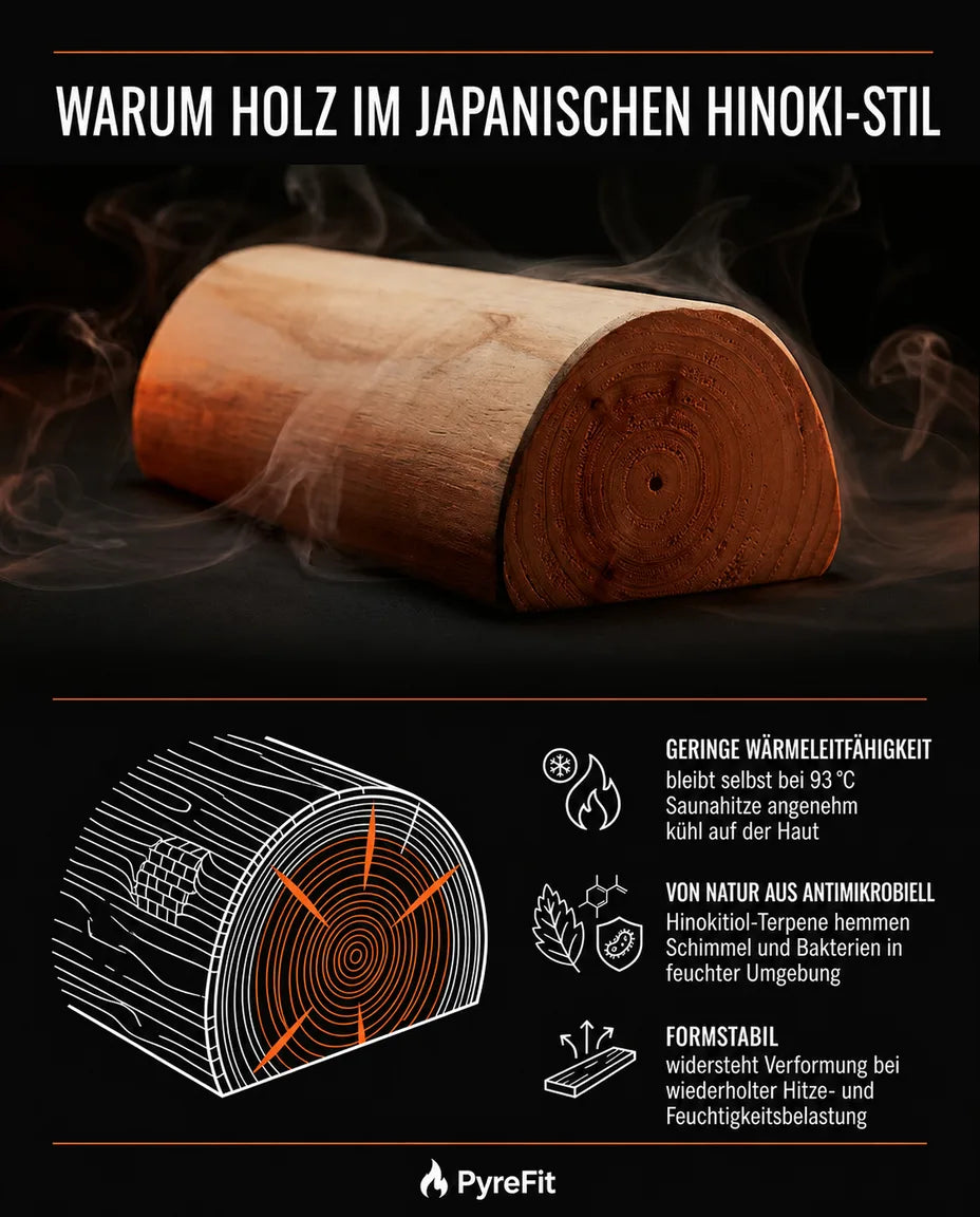 Nackstöd för bastun i trä – ergonomiskt nackstöd för bastu och spa – produktbild 12