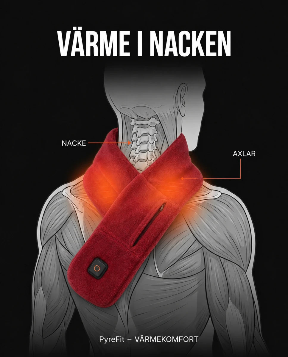 Värmehalsduk en kall dag
