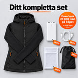 Komplett set: Transitor, powerbank 20 000 mAh, laddkabel, tvättpåse och väska