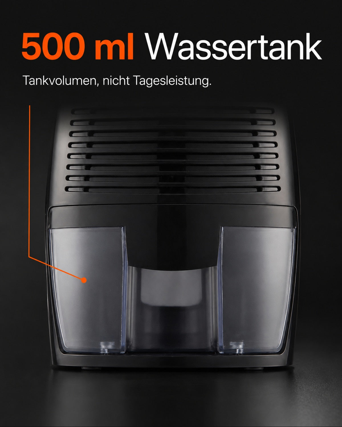 THANKSHARE mini-avfuktare – 500 ml vattentank