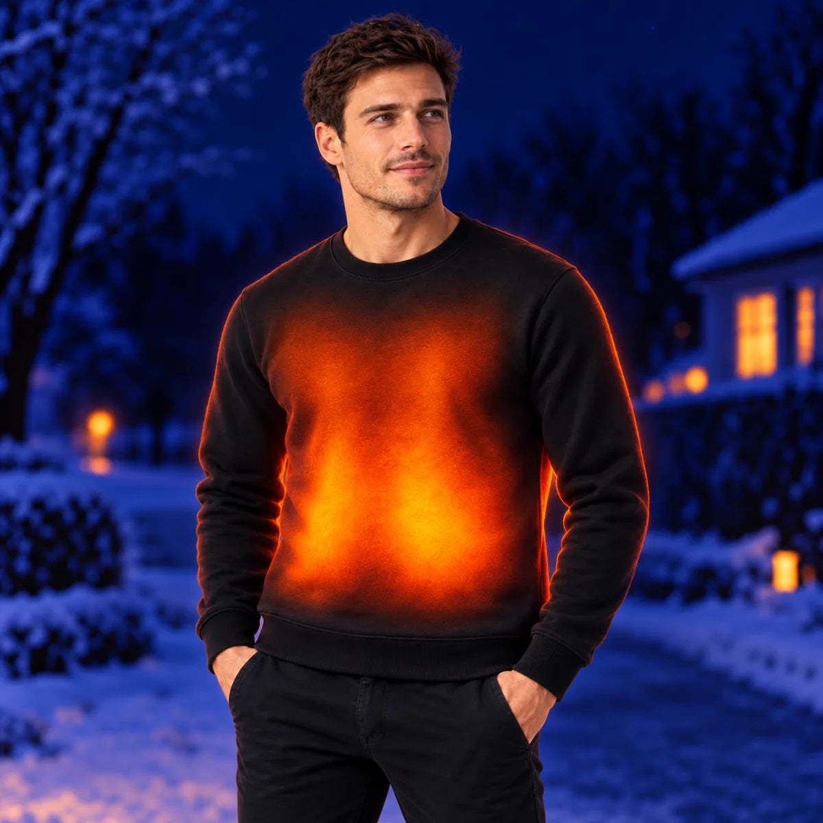 PyreFit Aeroan – Uppvärmd sweatshirt med rund hals