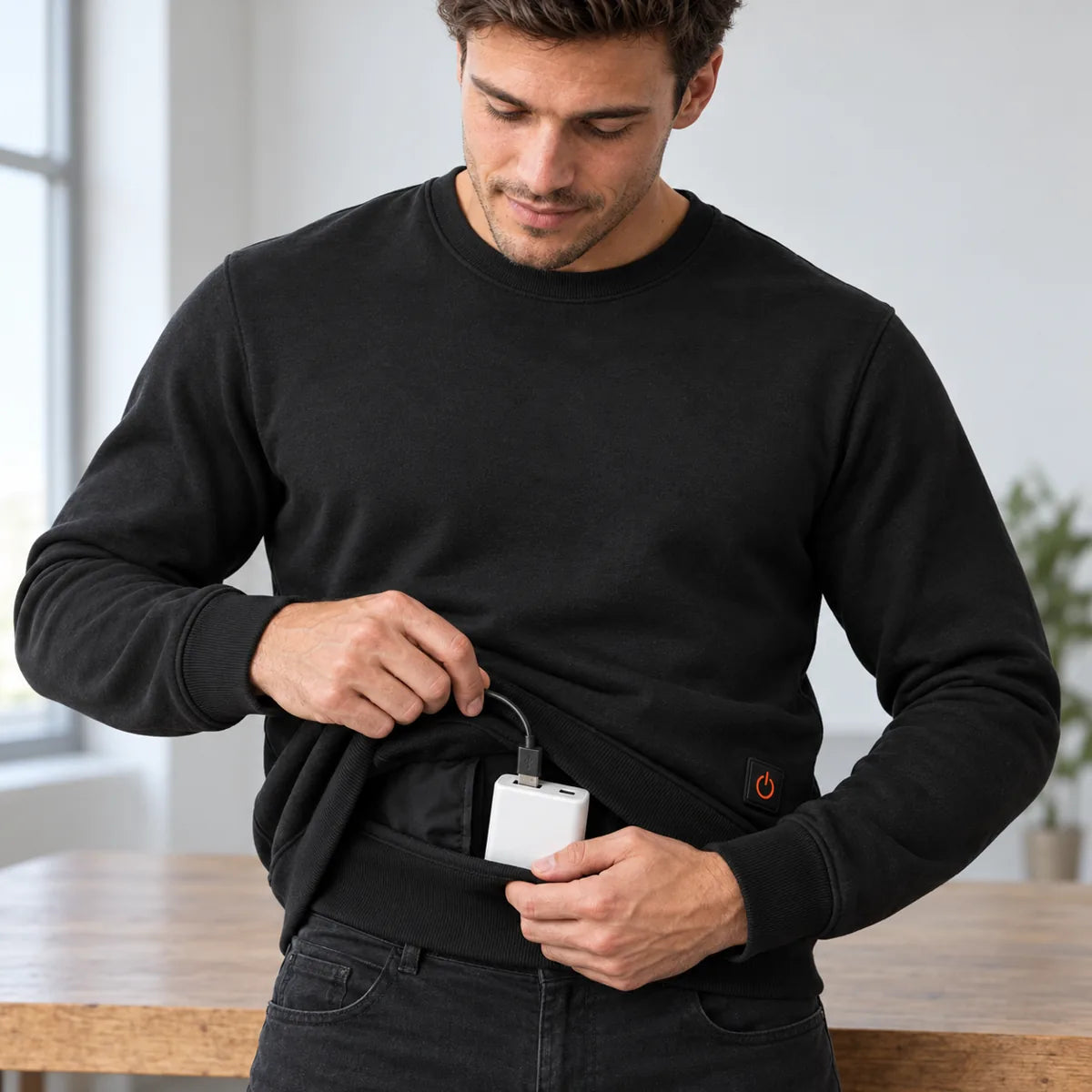 PyreFit Aeroan – Uppvärmd sweatshirt med rund hals
