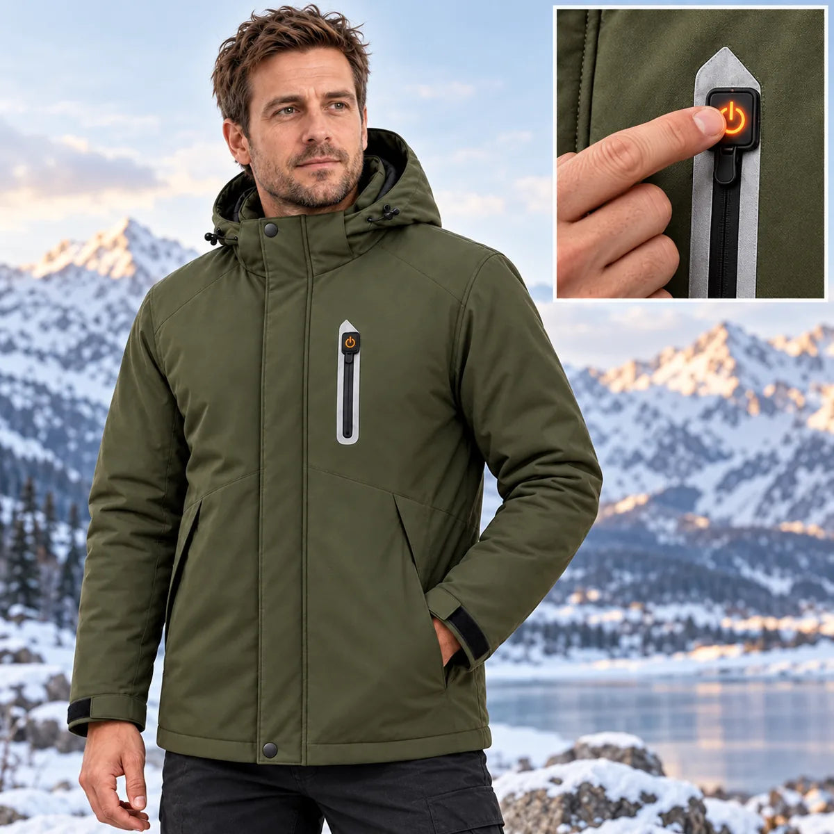 PyreFit Calvero – Uppvärmd parkas herr