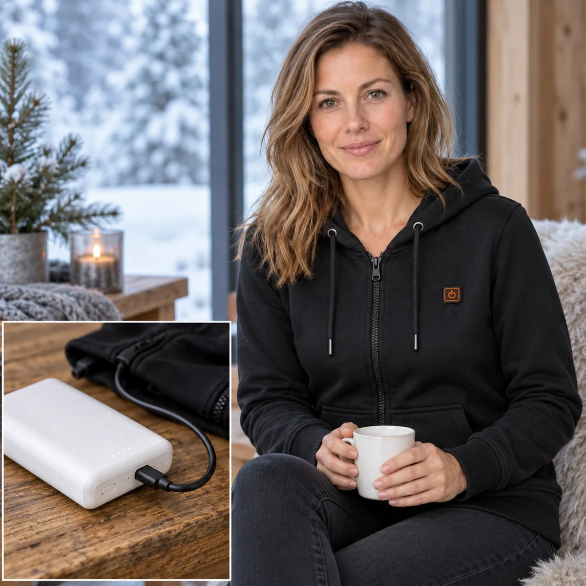 PyreFit Cosaro – Uppvärmd sweatshirtjacka dam