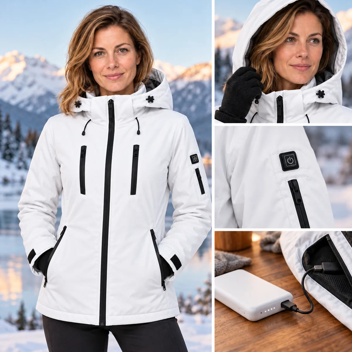 PyreFit Glacio – Uppvärmd parkas dam