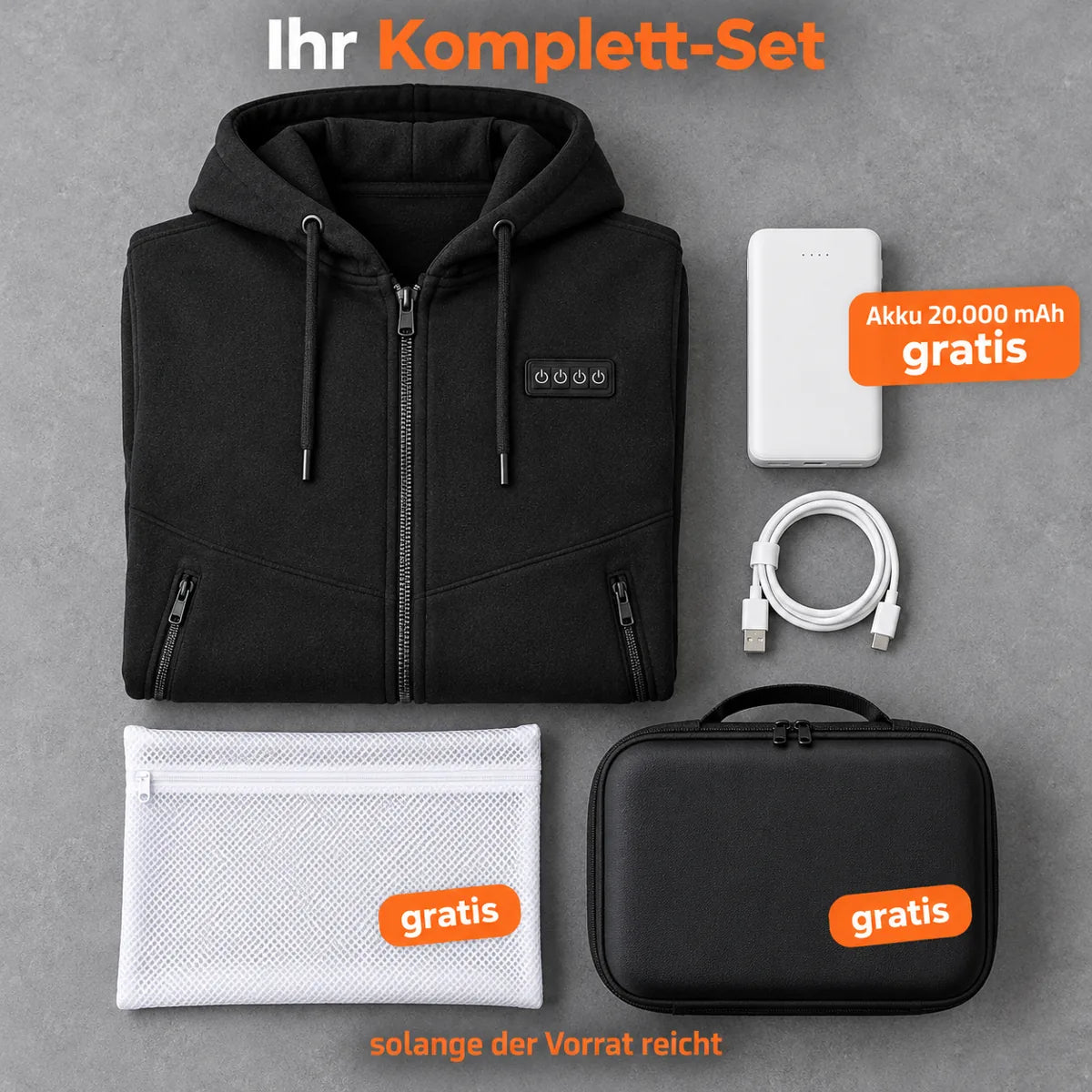 PyreFit Kernor – Uppvärmd sweatshirthoodie herr