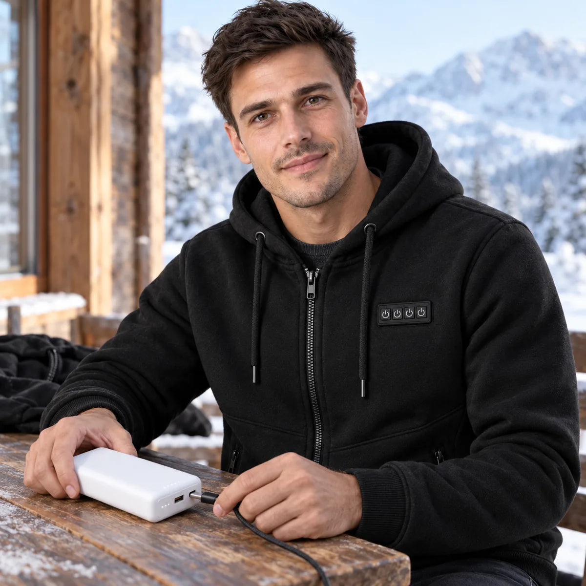 PyreFit Kernor – Uppvärmd sweatshirthoodie herr