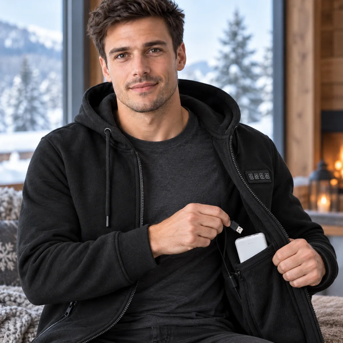PyreFit Kernor – Uppvärmd sweatshirthoodie herr