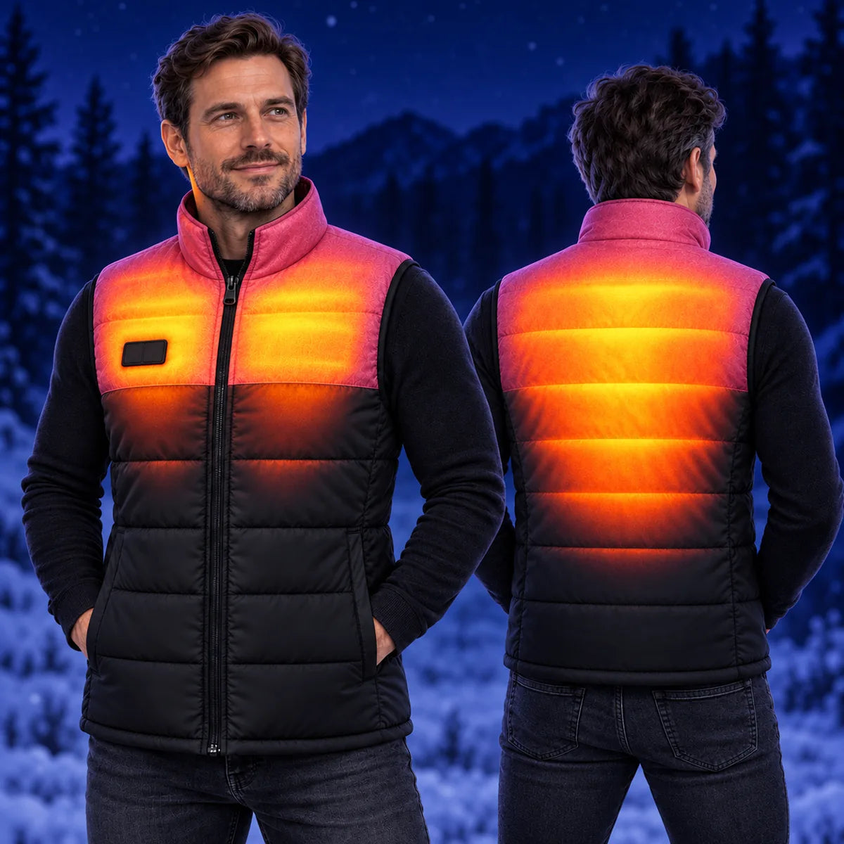 PyreFit Rundor – Quiltad värmeväst unisex