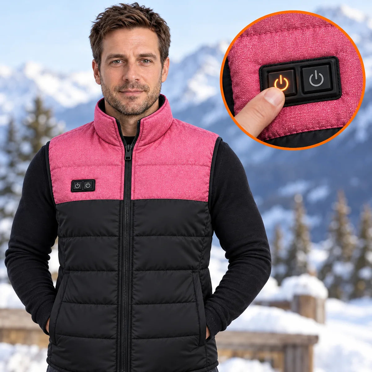 PyreFit Rundor – Quiltad värmeväst unisex