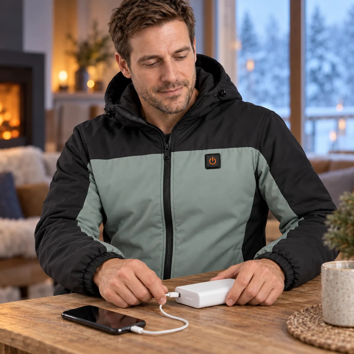PyreFit Schiefer – Uppvärmd parkas unisex