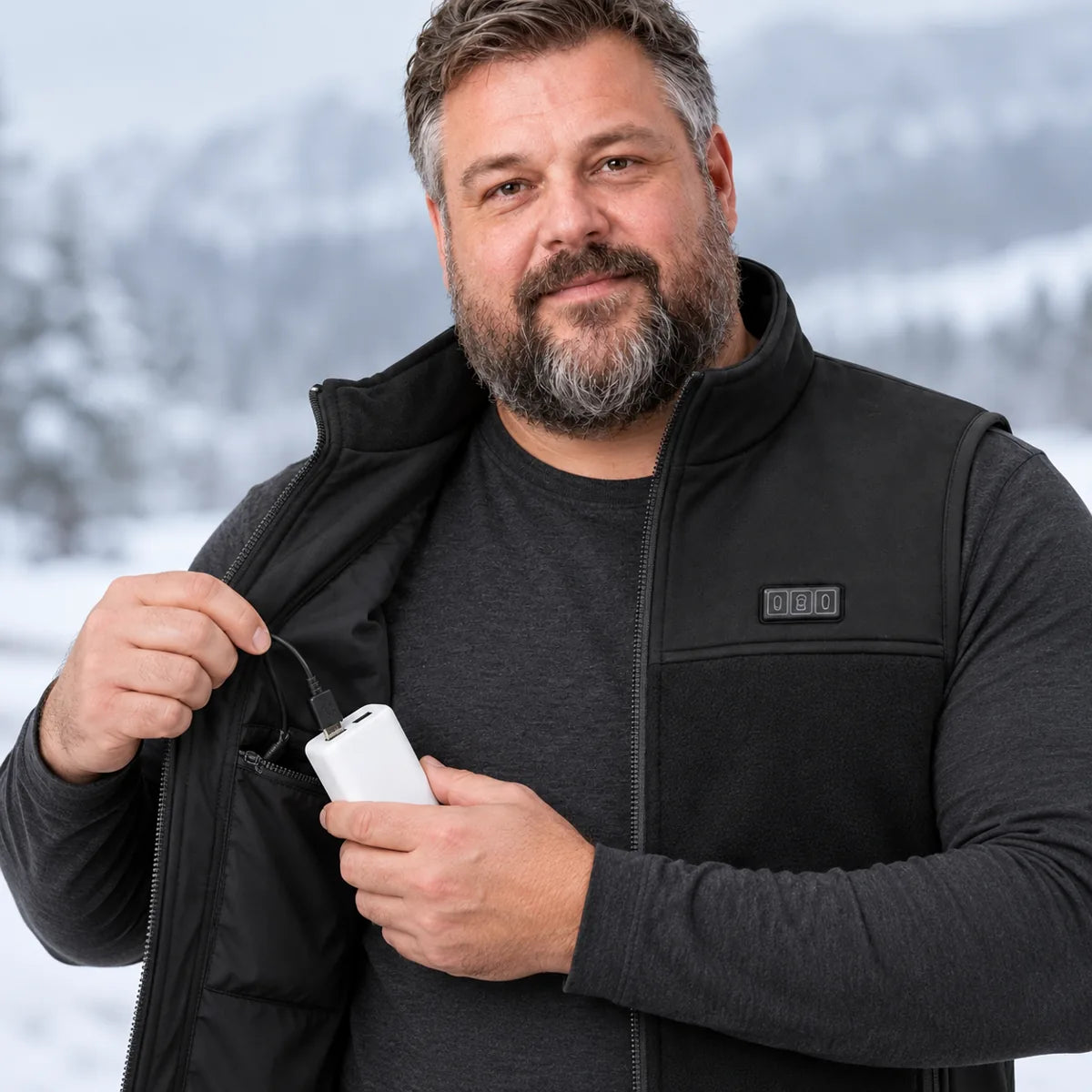 PyreFit Tarnor – Värmeväst unisex med justerbar vidd