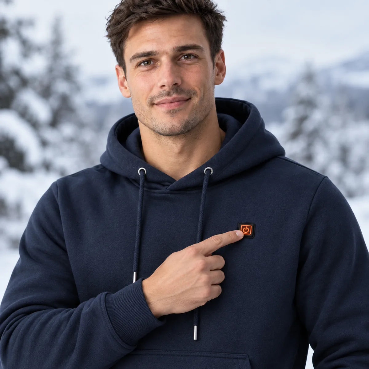 PyreFit Zippa – Uppvärmd hoodie herr