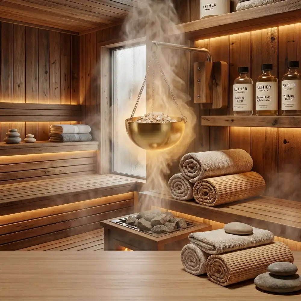 En funktionell detalj för wellnessrum