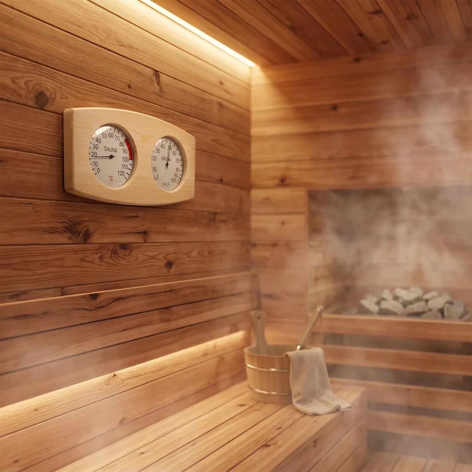 Ha full koll på klimatet i bastun